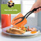 HI NATURE™ Spatel Tang 2 in 1 - Multifunctioneel Keukengereedschap - Hittebestendig & BPA-vrij - Zwart