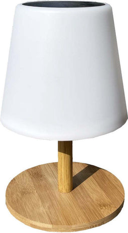 Lumisky Standy Mini Wood - Solar Tafellamp - Dimbaar - 25 cm (H)