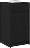 vidaXL - Dressoir - in - Zwart - Eiken - 40x41x75 - cm - Gelaagd - Hout