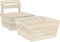 vidaXL - Tuintafel - 60x60x30 - cm - geïmpregneerd - vurenhout