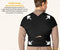 Frummel Draagdoek - Baby Wrap - Ergonomisch - Zwart