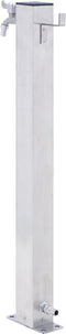 vidaXL - Waterzuil - vierkant - 80 - cm - roestvrij - staal