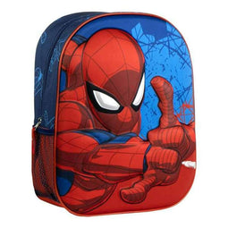 3D-schoolrugzak Spider-Man Blauw 25,0 x 31,0 x 10,0 cm