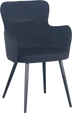 Pole to Pole - Wing Stoel - Velvet - Zwart