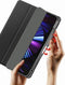 Dux Ducis Tablethoes geschikt voor iPad Air 11 (2024/2025) / Air (2020/2022) Hoesje - Toby Tri-Fold Book Case met Wake/Sleep - Zwart