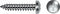 Schroefdoos CELO DIN 7981 Ø 4,8 mm 50 mm Phillips Verzinken (100 Stuks)