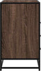 vidaXL - Ladekast - 70x41x70 - cm - bewerkt - hout - bruin - eikenkleur