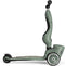 Scoot & Ride Highwaykick 1 - 2in1 Kickboard / Zitje - Verstelbare zithoogte 22,5-29cm - Groen