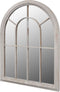 vidaXL - Tuinspiegel - rustiek - boogvormig - 69x89 - cm