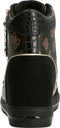 Guess Nangy - Hoge sneakers - Imitatieleer - Bruin/Zwart - Maat 37