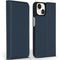 Accezz iPhone 14 - Premium Leather Slim Bookcase - Echt Nappa leer - Donkerblauw