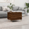 vidaXL - Salontafel - 60x44,5x45 - cm - bewerkt - hout - bruin - eikenkleur