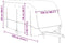 vidaXL - Caravanhoes - 550x250x220 - cm - vliesvlies - grijs
