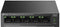 TP-Link LS105GP - Schakelaar - 5x RJ45 1Gbps - 4x PoE+ (65W) - Zwart