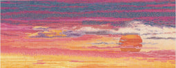Thea Gouverneur - Borduurpakket met telpatroon - 410A - Voorgesorteerde DMC Garens - Lucht 10 - Aida - 15 cm x 35 cm - DIY Kit