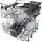 Bauknecht BUO 3C33 C X - onderbouw vaatwasser - 43 dB - RvS - Autodeur opening