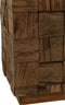J-Line sokkel - hout - naturel - small