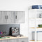 vidaXL - Garage - wandkast - bewerkt - hout - grijs - Sonoma