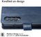 imoshion Hoesje Geschikt voor Samsung Galaxy Z Fold 4 Hoesje Met Pasjeshouder - imoshion Luxe Bookcase - Donkerblauw