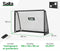 Salta Legend - Groot voetbaldoel inclusief trainingswand / doelwand / schietnet en grondankers - 180 x 120 x 60 cm - Voetbalgoal voor kinderen en volwassenen - Zwart - Voetbal training doel