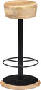vidaXL - Barstoelen - 2 - st - massief - mangohout