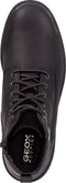 GEOX U ANDALO Dames Veterboots - Gevet leer - Zwart - Maat 44