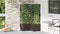vidaXL - Tuinbak - met - Trellis - 3 - st - Bruin - 80x80x143 - cm