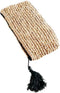 Bazar Bizar Raffia Clutch met rits - Natural - S