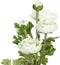 Decoratieve plant Polyester Polyethyleen Ijzer Bloem 12,5 x 12,5 x 37 cm