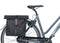 Basil City - Dubbele fietstas - 28-32 Liter - Waterafstotend - Zwart