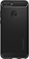 Spigen Rugged Armor - Soft case - Krasbestendig Schokbestendig - Zwart