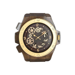 Muurklok Home ESPRIT Gouden Ijzer