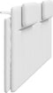 vidaXL - Hoofdbordkussen - 200 - cm - kunstleer - wit