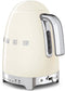 Smeg KLF04CREU - Waterkoker - 7 temperatuurinstellingen - Crème