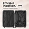SKYCASES Travel One - 24-inch Medium Reiskoffer - Lichtgewicht Waterdicht Cijferslot - Antraciet