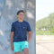 Donnay Vince - T-shirt - Regular fit - Katoen - Navy (010) - maat S