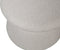 WOOOD Rowan Poef - Boucle - Naturel - 40x52x52