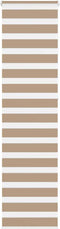 vidaXL - Zebra - Blind - 60x230 - cm - stofbreedte - 55,9 - cm - polyester - zandbruin