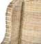 vidaXL - Stoel - met - kussen - natuurlijk - rattan - en - linnen