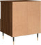 vidaXL - Nachtkastjes - 2 - st - 40x35x50 - cm - bewerkt - hout - bruin - eikenkleur