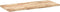 vidaXL - Wastafelblad - 120x60x4 - cm - onbehandeld - massief - acaciahout