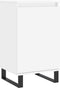 vidaXL - Dressoir - 40x35x70 - cm - bewerkt - hout - wit