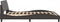vidaXL - Bedframe - met - hoofdbord - kunstleer - grijs - 160x200 - cm