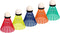 Avento Badmintonshuttles - Synthetische rok EVA foam top - 5 kleuren (5 stuks)