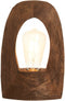 Light & Living Tafellamp Carini - Mangohout - 25cm - Bruin