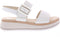 Gabor 22.744.60 - Dames Sandalen - Verstelbare klitteband - Wit