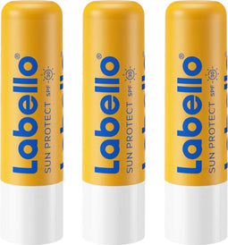 Labello - Sun Protect - 3 Stuks - 24H Verzorging - SPF 30 - Lippenbalsem - Lippen - Natuurlijke Olien