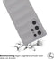 imoshion Hoesje - Geschikt voor Samsung Galaxy S22 Ultra - EasyGrip Backcover - Grijs