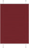 vidaXL - Plissé - rolgordijn - 95x100 - cm - stofbreedte - 94,4 - cm - bordeauxrood