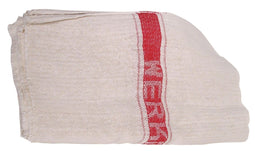 Werkdoek rode band ca. 40x45 cm set à 10